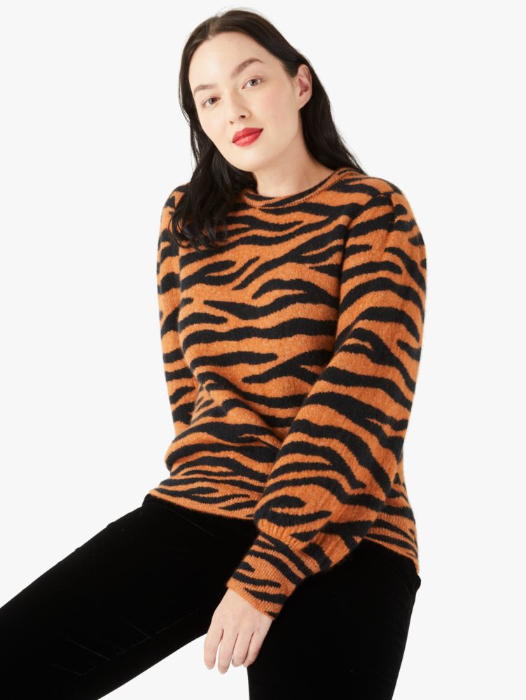 Kate Spade,Tiger Stripe Dream Sweater,