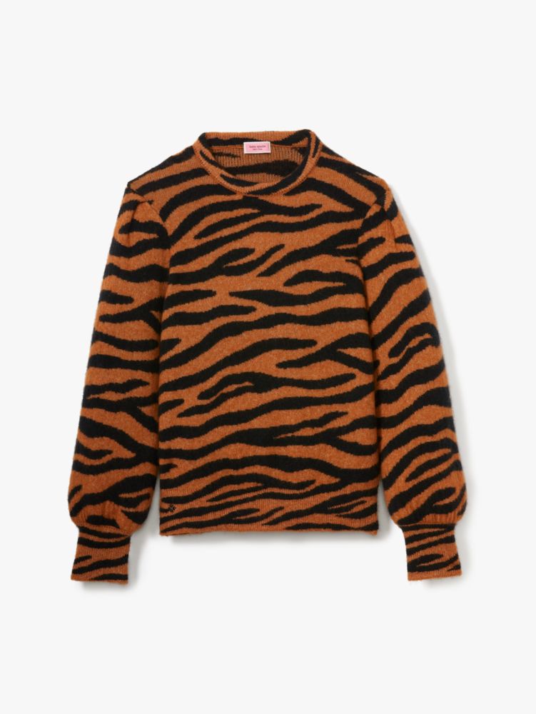 Tiger print clearance jumper