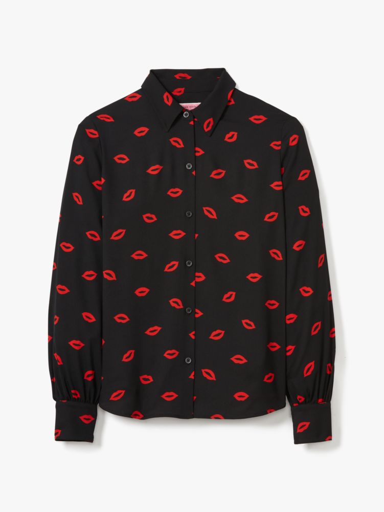 Kate Spade,Kisses Pastis Blouse,