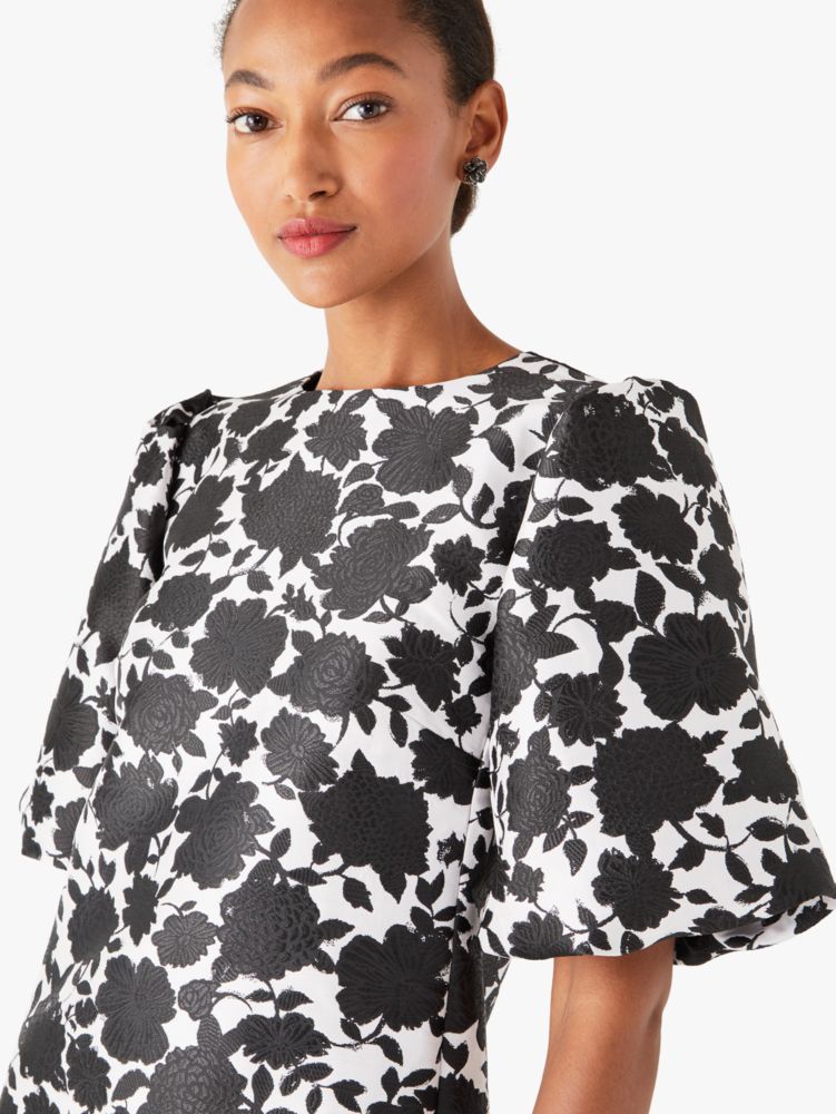 Kate Spade,Bicolor Floral Taxi Dress,