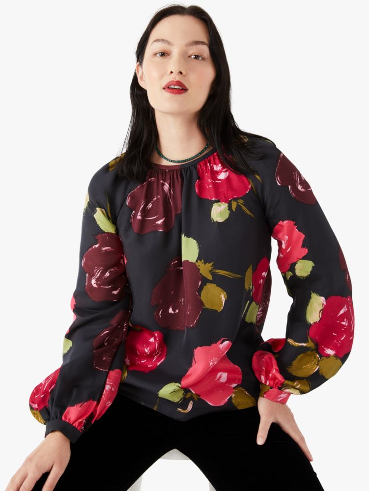 Kate Spade,Just Rosy Keyhole Top,