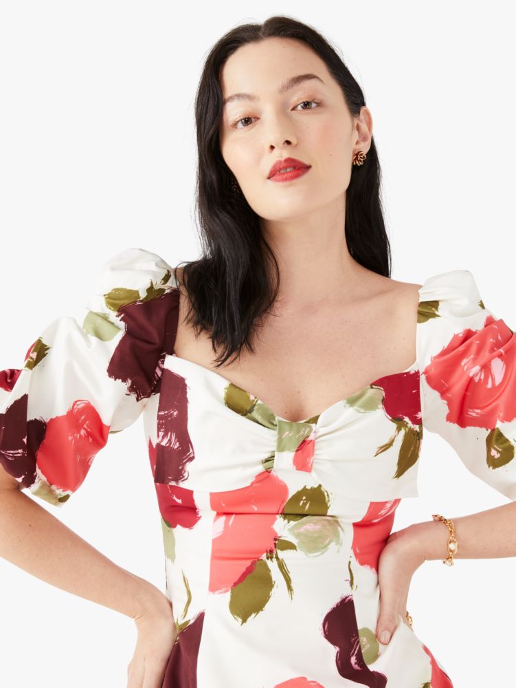 Kate Spade,just rosy beau midi dress,dresses & jumpsuits,
