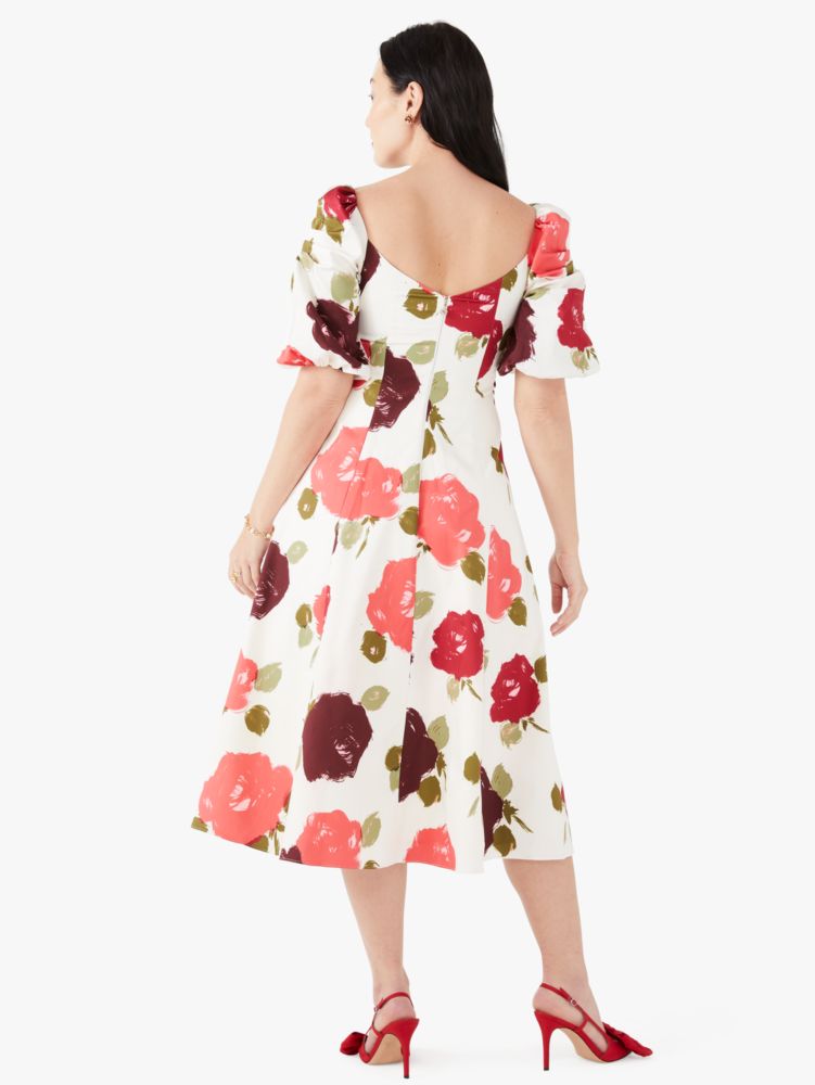 Kate Spade,Just Rosy Beau Midi Dress,