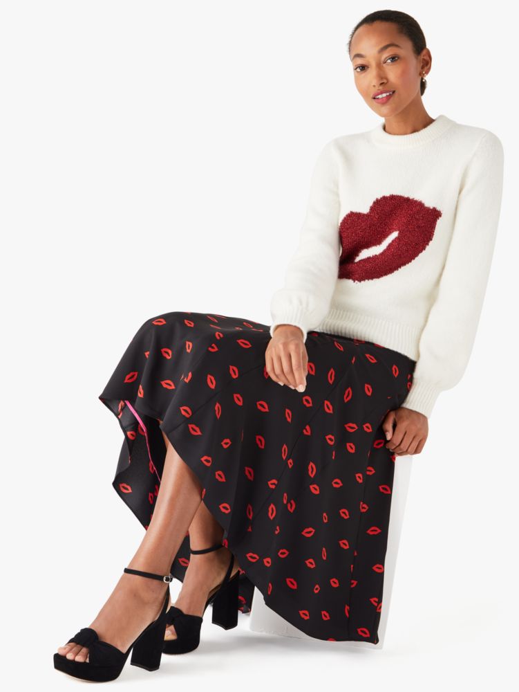 Kate spade lips online sweatshirt