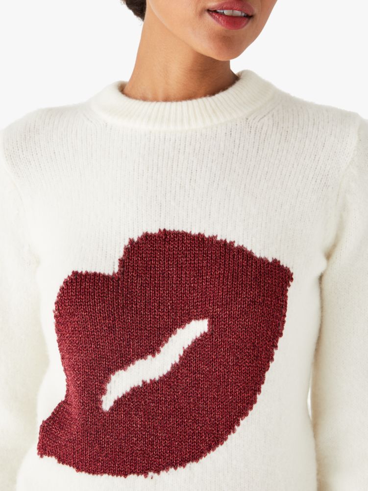 Kate spade 2025 lips sweater