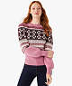 Kate Spade,spade flower fair isle sweater,sweaters,Multi