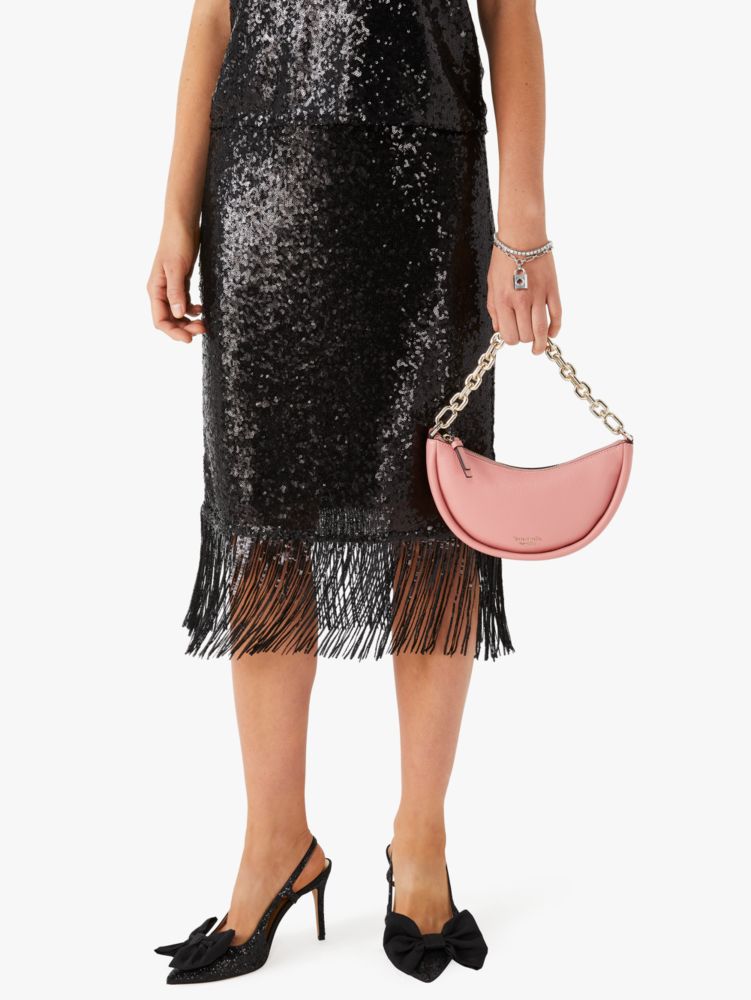 Kate Spade,sequin fringe skirt,skirts,60%,