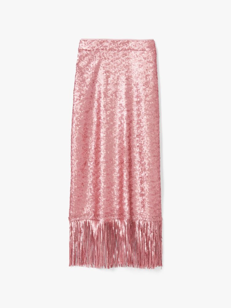 Kate Spade,Sequin Fringe Skirt,