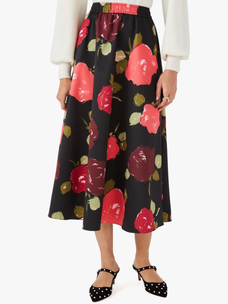 Kate Spade,Just Rosy Faille Skirt,