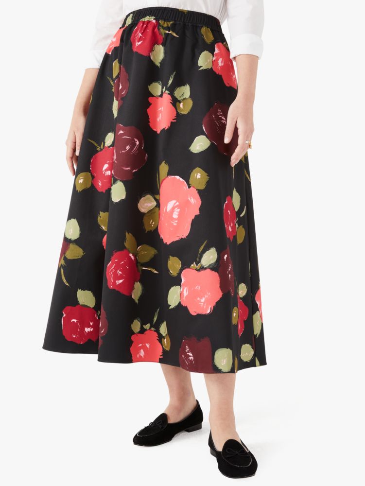Kate Spade,Just Rosy Faille Skirt,