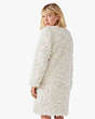 Kate Spade,faux fur bow-neck coat,jackets & coats,French Cream