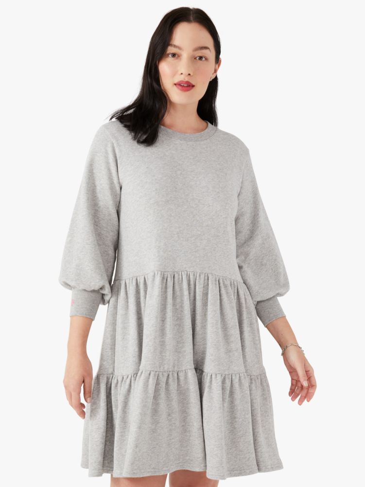 Kate Spade,Tiered Sweatshirt Dress,
