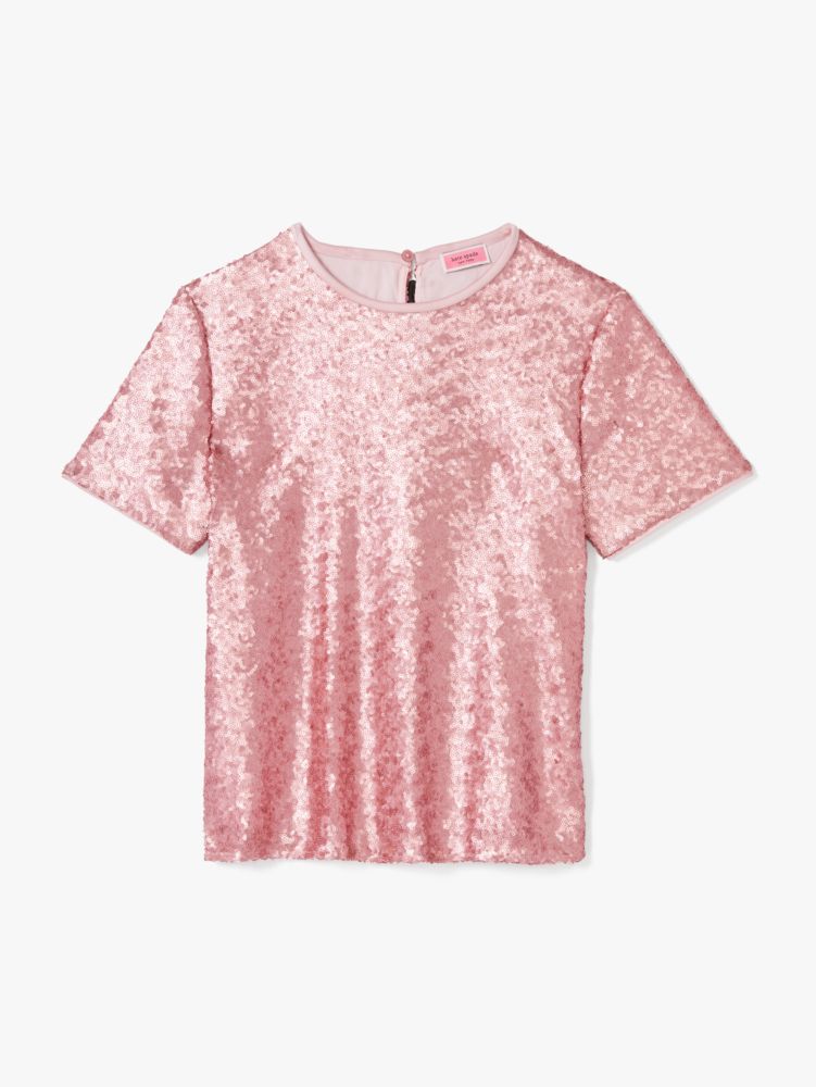 Kate Spade,Sequin Bow-back Top,