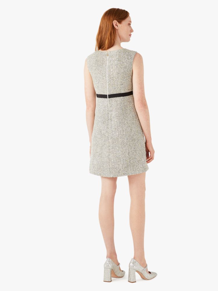 Kate Spade,Metallic Tweed Dress,
