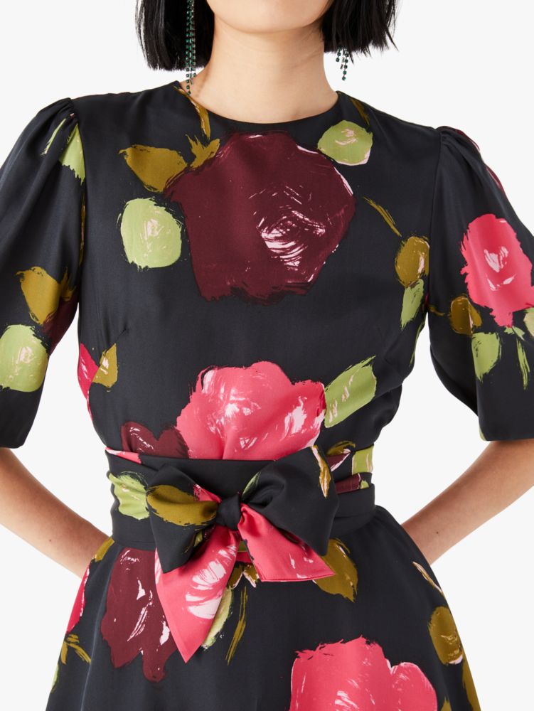 Kate Spade,Just Rosy Tie-waist Dress,