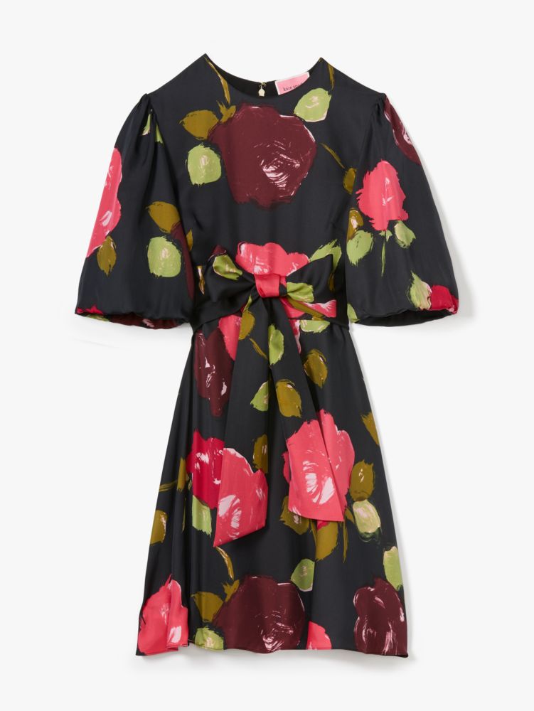 Kate Spade,Just Rosy Tie-waist Dress,