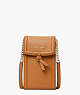 Kate Spade,Knott North South Phone Crossbody,phone cases,Small,Bungalow Brown