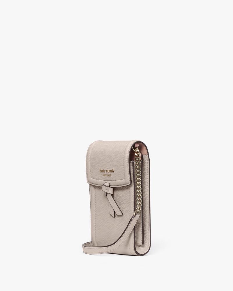 Kate Spade,Knott North South Phone Crossbody,phone cases,Small,Warm Taupe