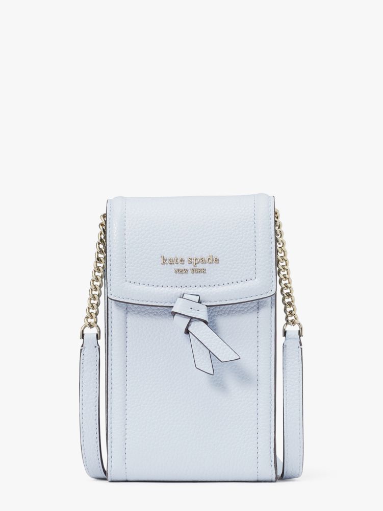 Kate Spade,ノット ノース サウス フォン クロスボディ,フォンクロスボディ,ウォーターカラーブルー