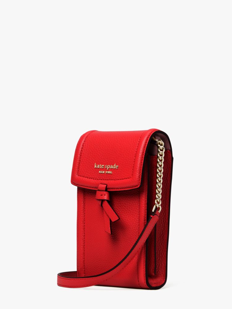 Kate Spade - Red Leather Square Crossbody – Current Boutique