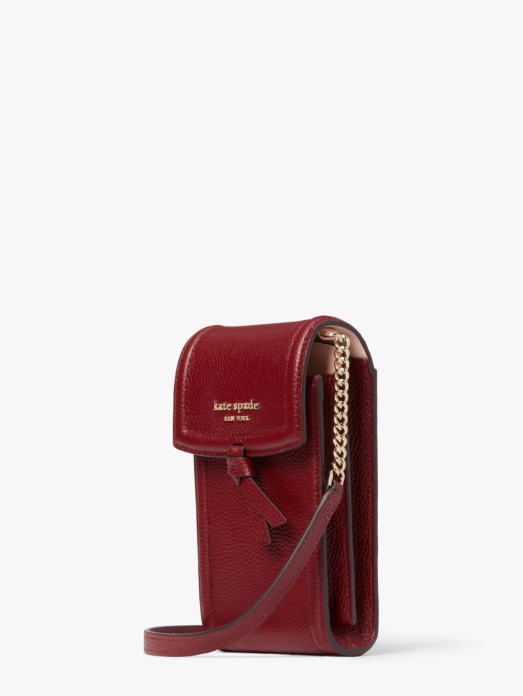Kate Spade,Knott North South Phone Crossbody,phone cases,Small,Autumnal Red