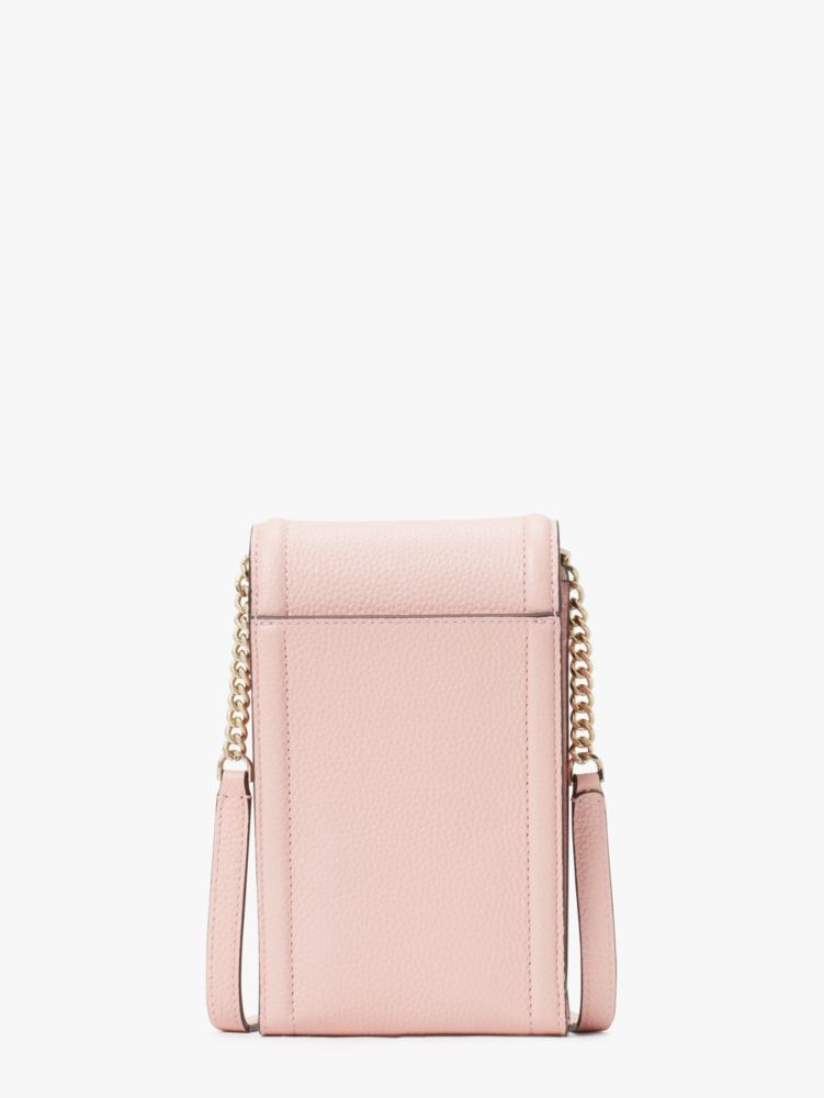 Kate Spade,Knott North South Phone Crossbody,Leather,Mobile Bag,Metal Material,Chain Detail,Logo,Metal,Shoulder Guard,Casual,