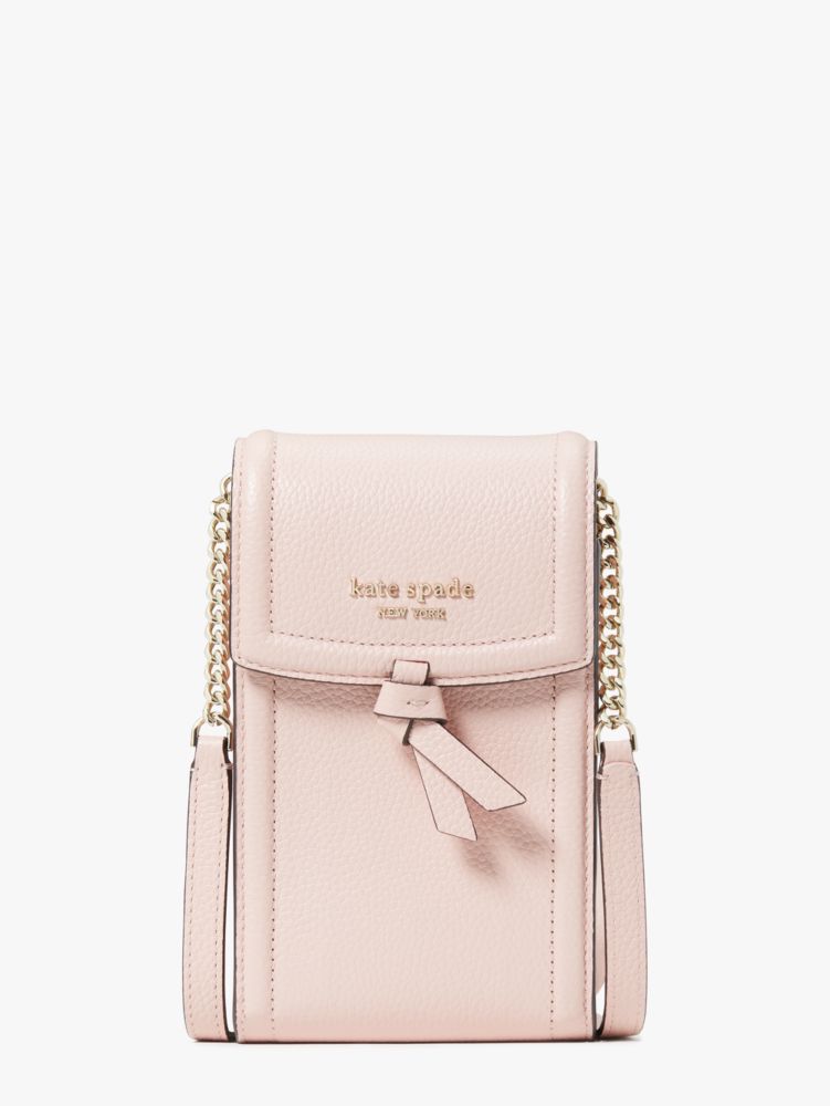 Kate Spade,Knott North South Phone Crossbody,phone cases,Small,Mochi Pink
