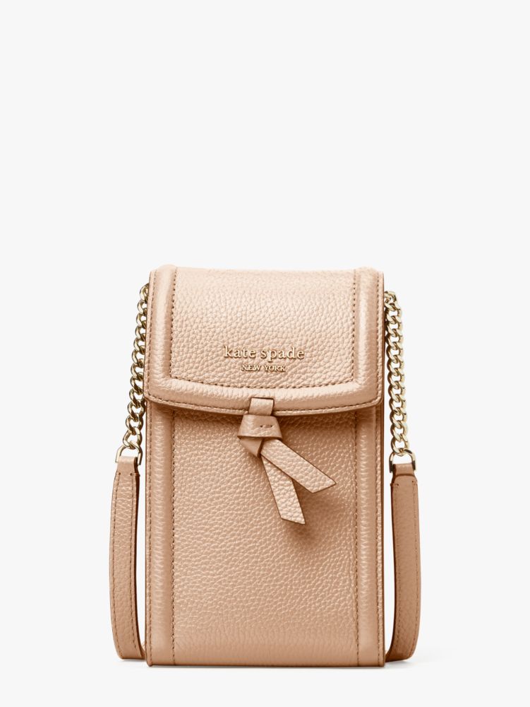 kate spade new york Knott Leather Phone Crossbody Bag