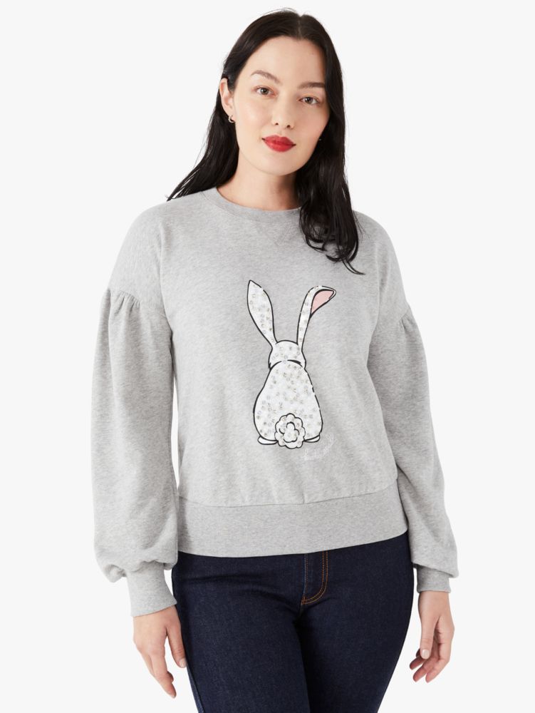 Embellished Bunny Sweatshirt Kate Spade New York Kate Spade New York