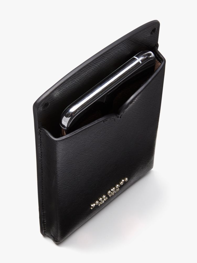 Spencer Ditsy Rose North South Phone Crossbody, Black Multi, Product