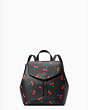 Kate Spade,lizzie medium flap backpack,backpacks & travel bags,Black Multi