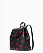 Kate Spade,lizzie medium flap backpack,backpacks & travel bags,Black Multi
