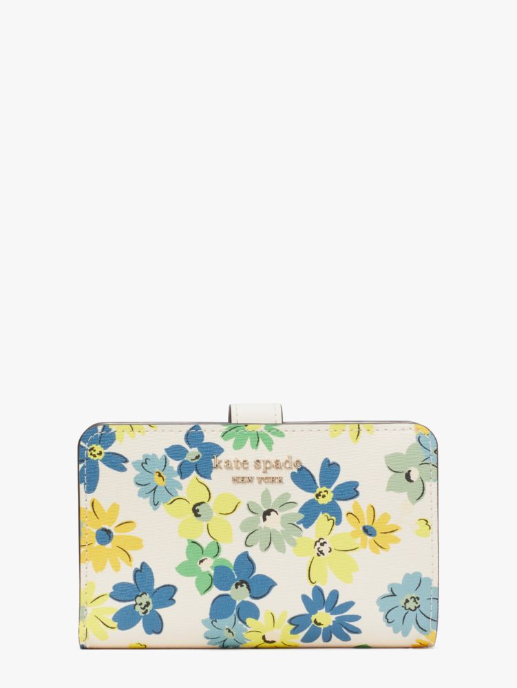 Spencer Floral Garden Embossed Compact Wallet