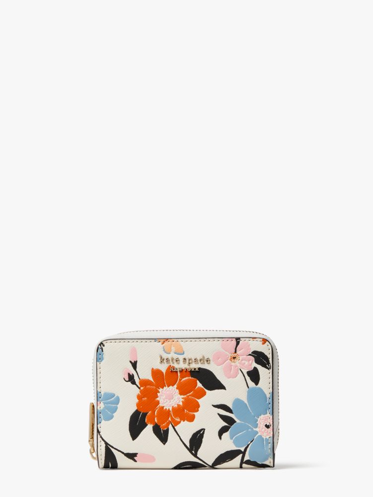 Kate Spade Women's Gold Floral-Print Slim Top Zip Pencil Pouch Case wi –  Luxe Fashion Finds