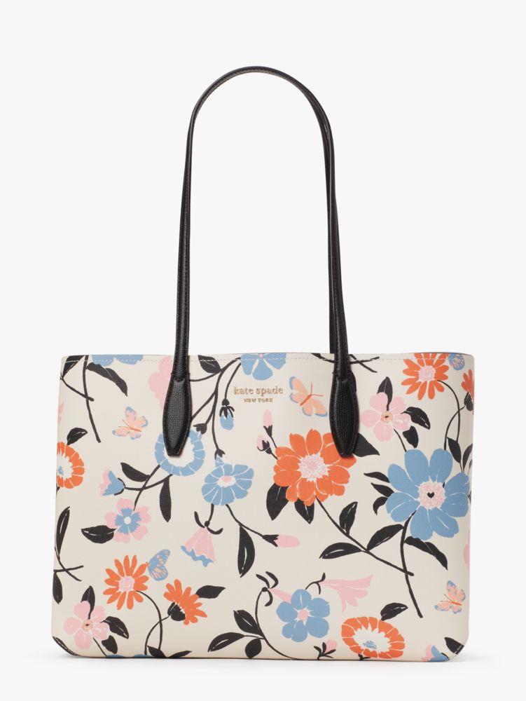 kate spade new york All Day Flower Bed Large Tote with Removable Pouch