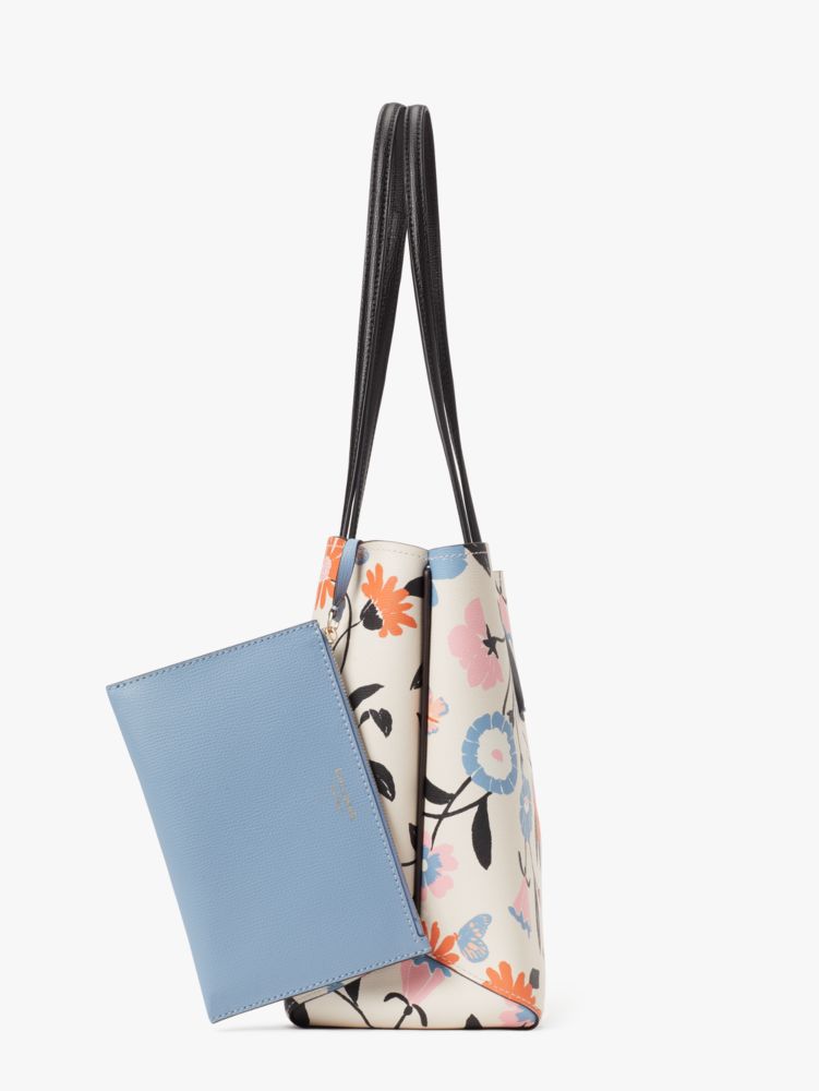 日本未入荷 Kate Spade Perfect Floral Large Tote KL942 Kate Spade New York Perfect Embroidered Floral Large Tote