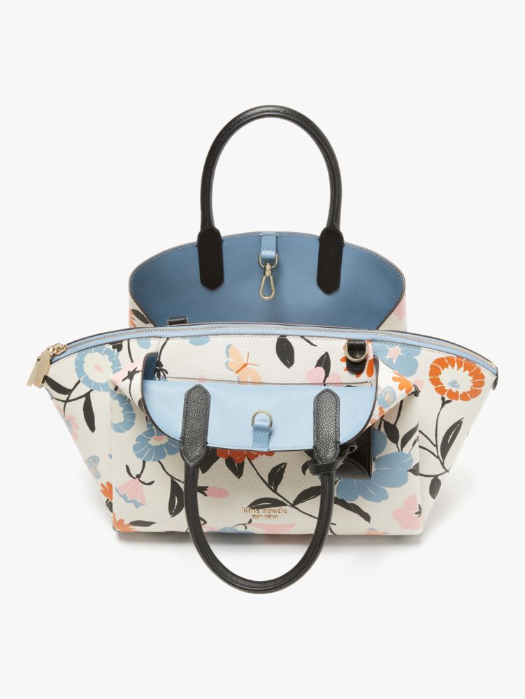 Avenue Floral Garden Medium Satchel