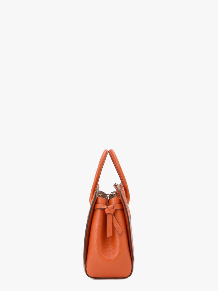 Kate Spade,ノット キャンバス ミディアム サッチェル,ドライアプリコット