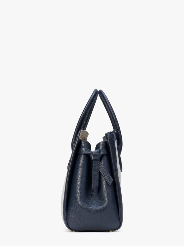 Kate Spade,knott canvas medium satchel,satchels,Medium,Blazer Blue