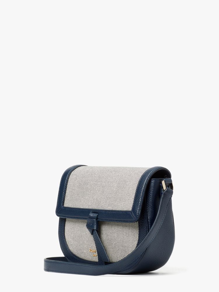 Kate Spade,knott canvas medium saddle bag,crossbody bags,Medium,