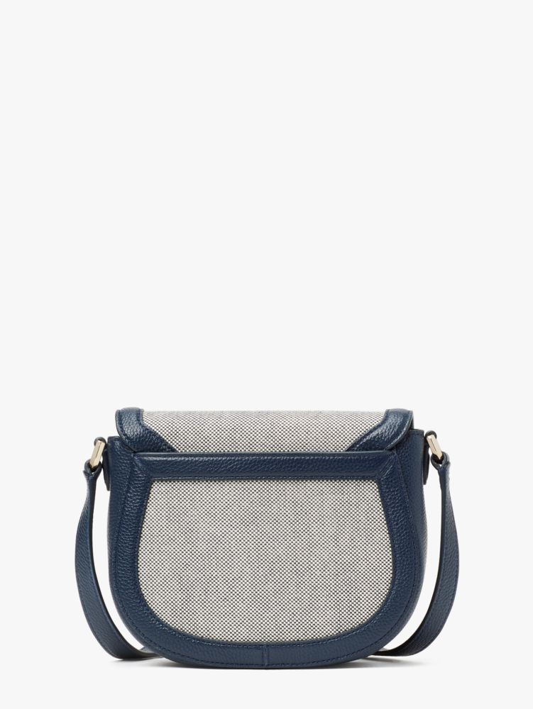 Kate Spade,Knott Canvas Medium Saddle Bag,