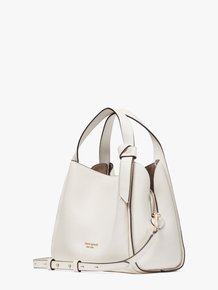 Kate Spade,ノット ミディアム クロスボディ トート,ハンドバッグ,クリーム