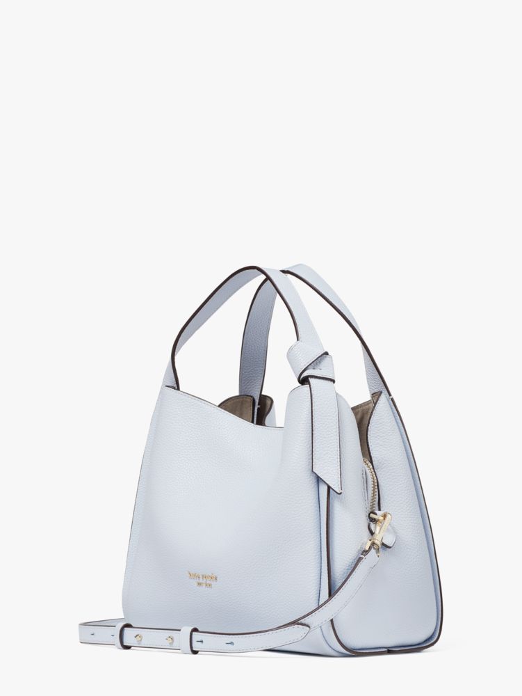 Kate Spade,ノット ミディアム クロスボディ トート,ハンドバッグ,ウォーターカラーブルー