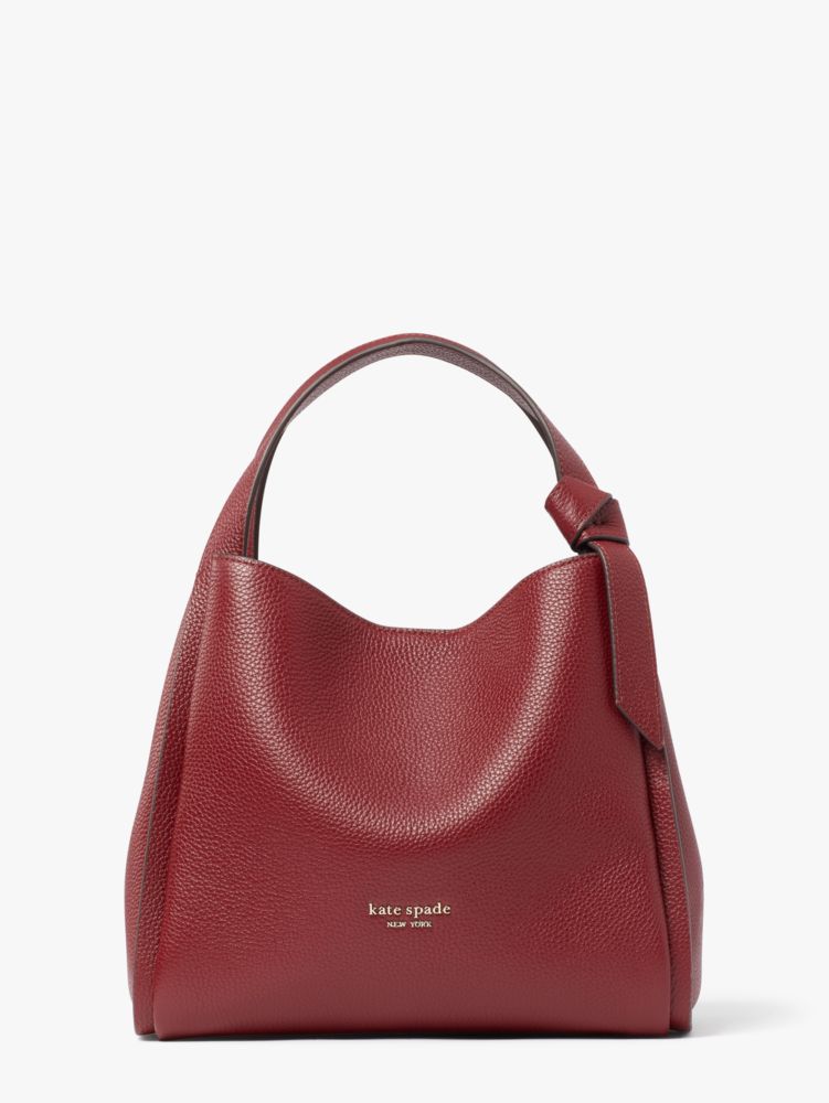 Kate Spade,Knott Medium Crossbody Tote,crossbody bags,Medium,Autumnal Red