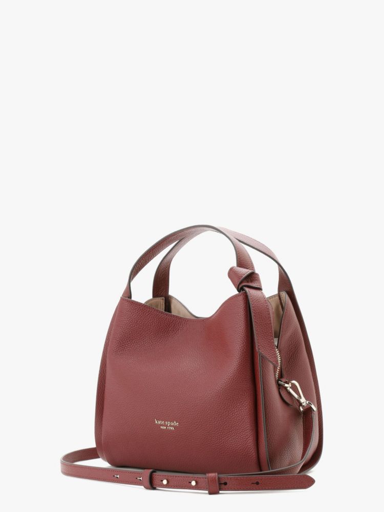 Kate Spade,ノット ミディアム クロスボディ トート,ハンドバッグ,ﾃﾞｨｰﾌﾟﾉヴｧ