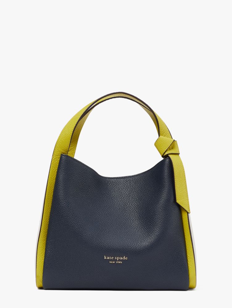Kate Spade,ノット カラーブロック ミディアム クロスボディ トート,トートバッグ,ブレザーブルーマルチ