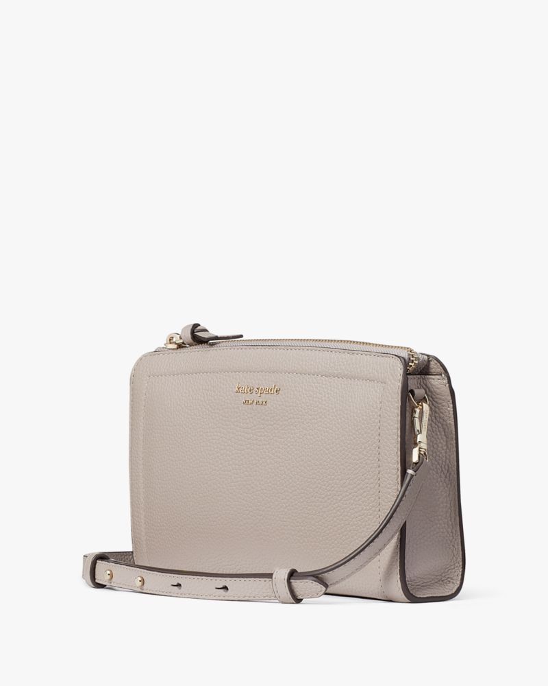 Kate+Spade+Sam+Fluffy+Medium+North+South+Crossbody+Tote+Bag+Antique+Ivory  for sale online