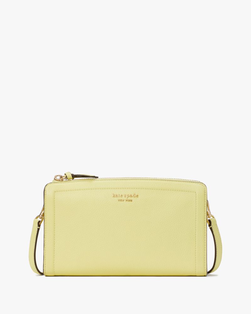 Yellow kate spade purse hot sale