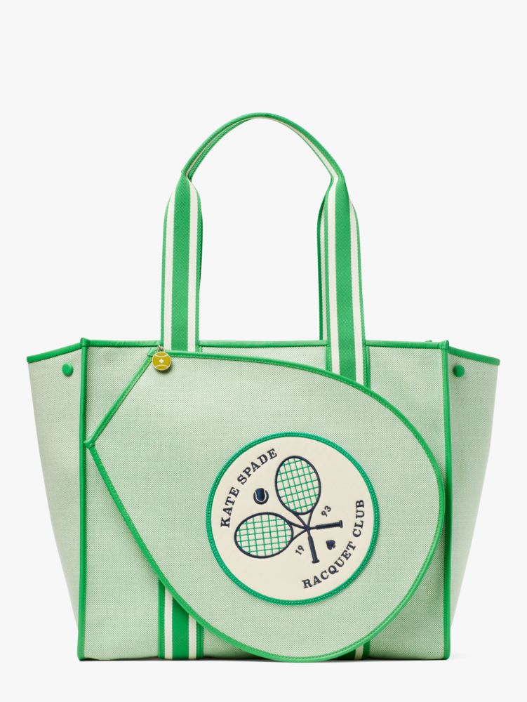 Courtside Canvas Large Tennis Tote