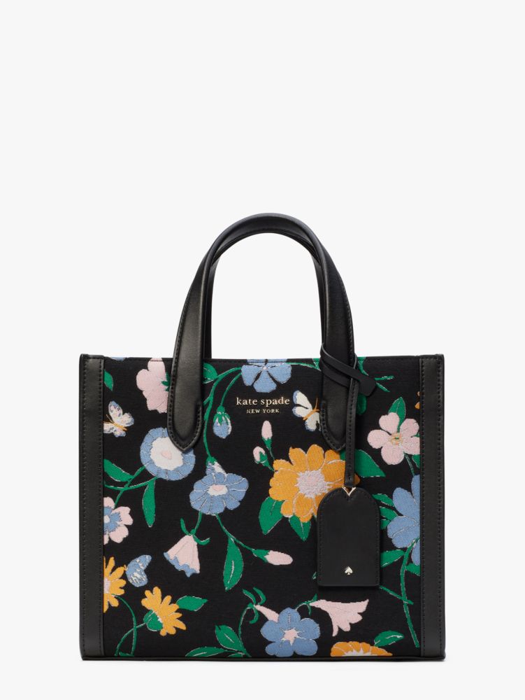 Manhattan Floral Jacquard Small Tote Kate Spade New York